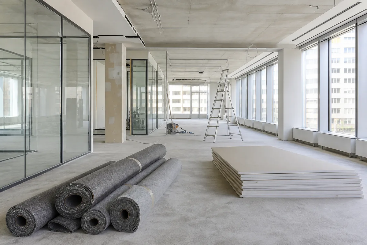 Coût d'aménagement de bureaux au m² : les prix 2026